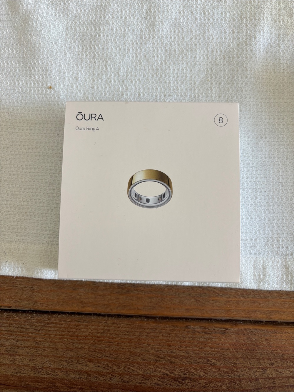 Oura Ring 4 Smart Ring by Oura in Gold